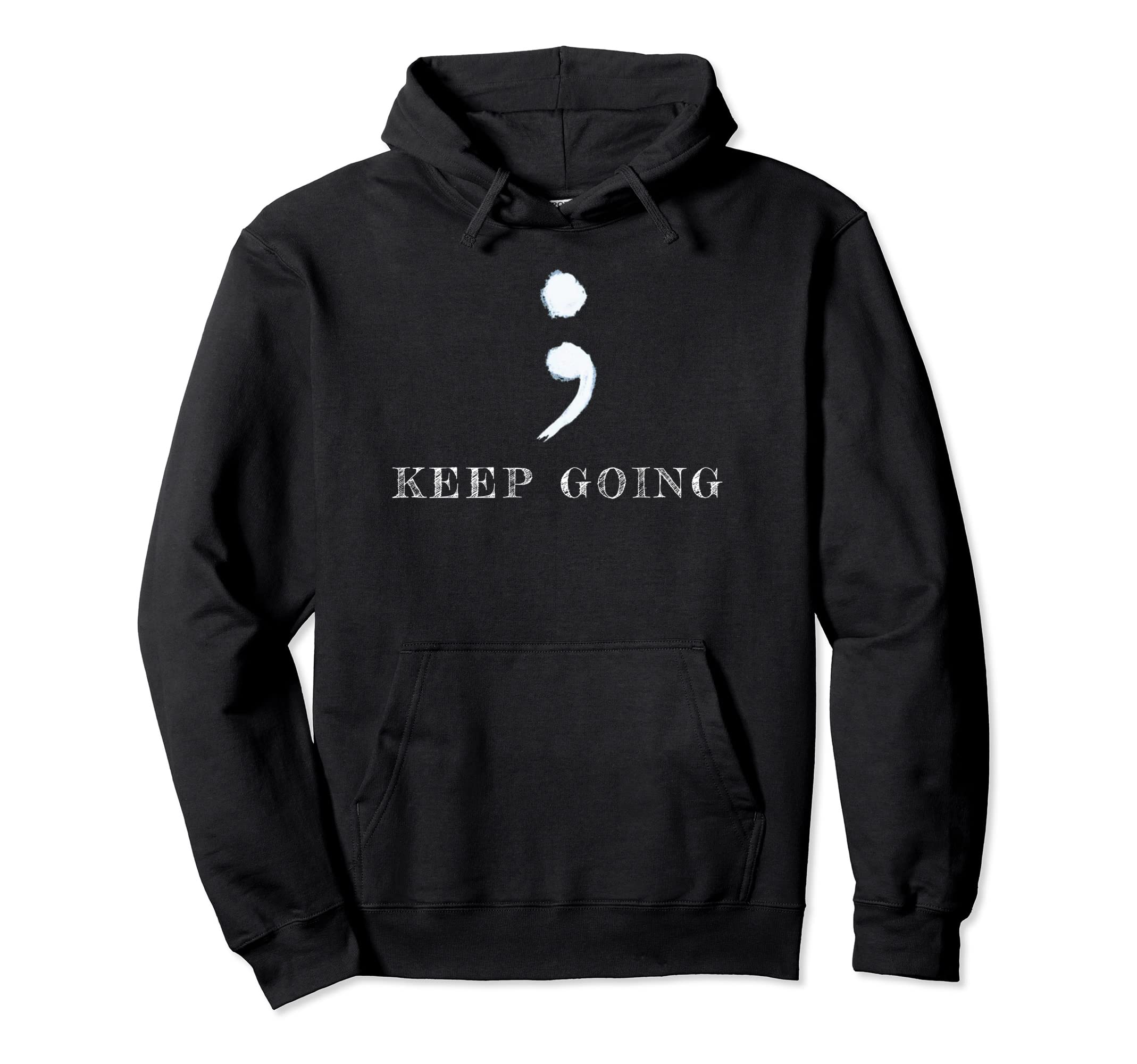 Semicolon Project Mental Health Hoodie - Casual Everyday Wear Unisex - T-Shirt, Sweatshirt, Hoodie