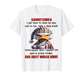 Duck Sometimes I Just Have To Close My Eyes T-Shirt - Graphic Print Unisex - T-Shirt, Sweatshirt, Hoodie