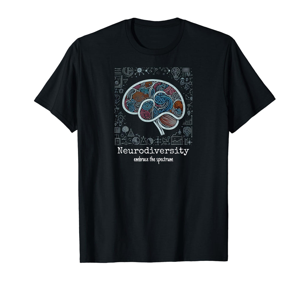 Colorful Rainbow Brain T-Shirt - Aesthetic Graphic Men Women - T-Shirt, Sweatshirt, Hoodie