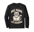 Cat Bookworm Bibliophile Reader Sweatshirt - Streetwear Style Men Women - T-Shirt, Sweatshirt, Hoodie
