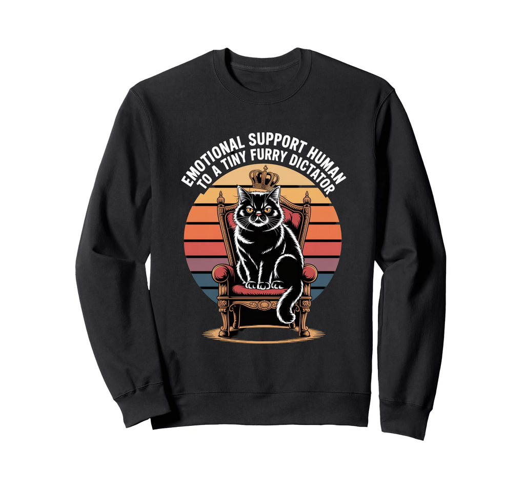 Emotional Support Human To Tiny Sweatshirt - Aesthetic Graphic for Adults - T-Shirt, Sweatshirt, Hoodie