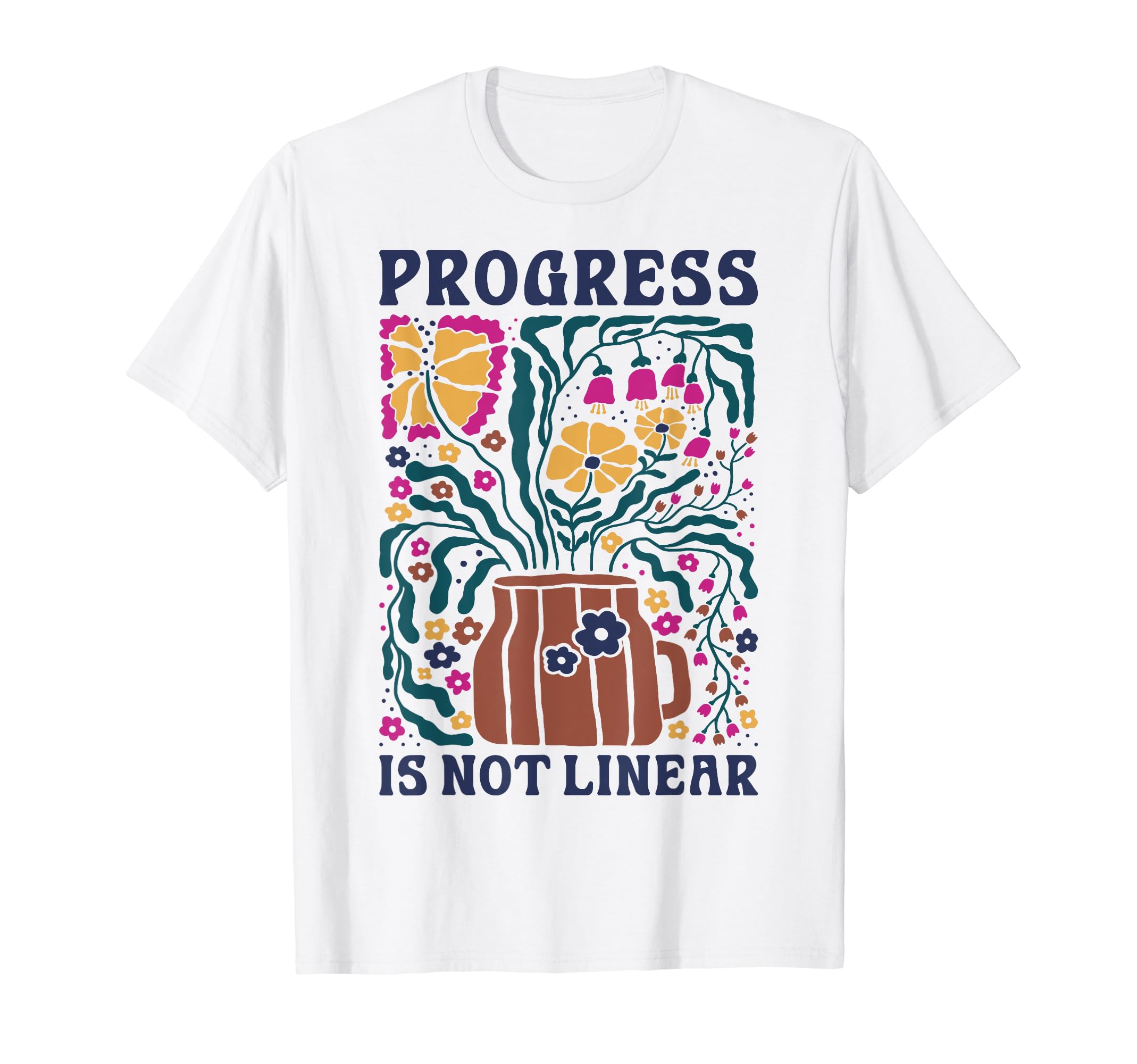 Progress Is Not Linear Sped Teacher T-Shirt - Minimalist Print Men Women - T-Shirt, Sweatshirt, Hoodie