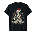 Funny Meditation Buddha Santa Hat T-Shirt - Minimalist Print for Adults - T-Shirt, Sweatshirt, Hoodie
