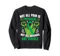Green Ribbon Mental Health Awareness Sweatshirt - Novelty Apparel Unisex - T-Shirt, Sweatshirt, Hoodie
