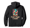 Book Worm Book Stack Reading Addict Every Hoodie - Trendy Graphic Unisex - T-Shirt, Sweatshirt, Hoodie