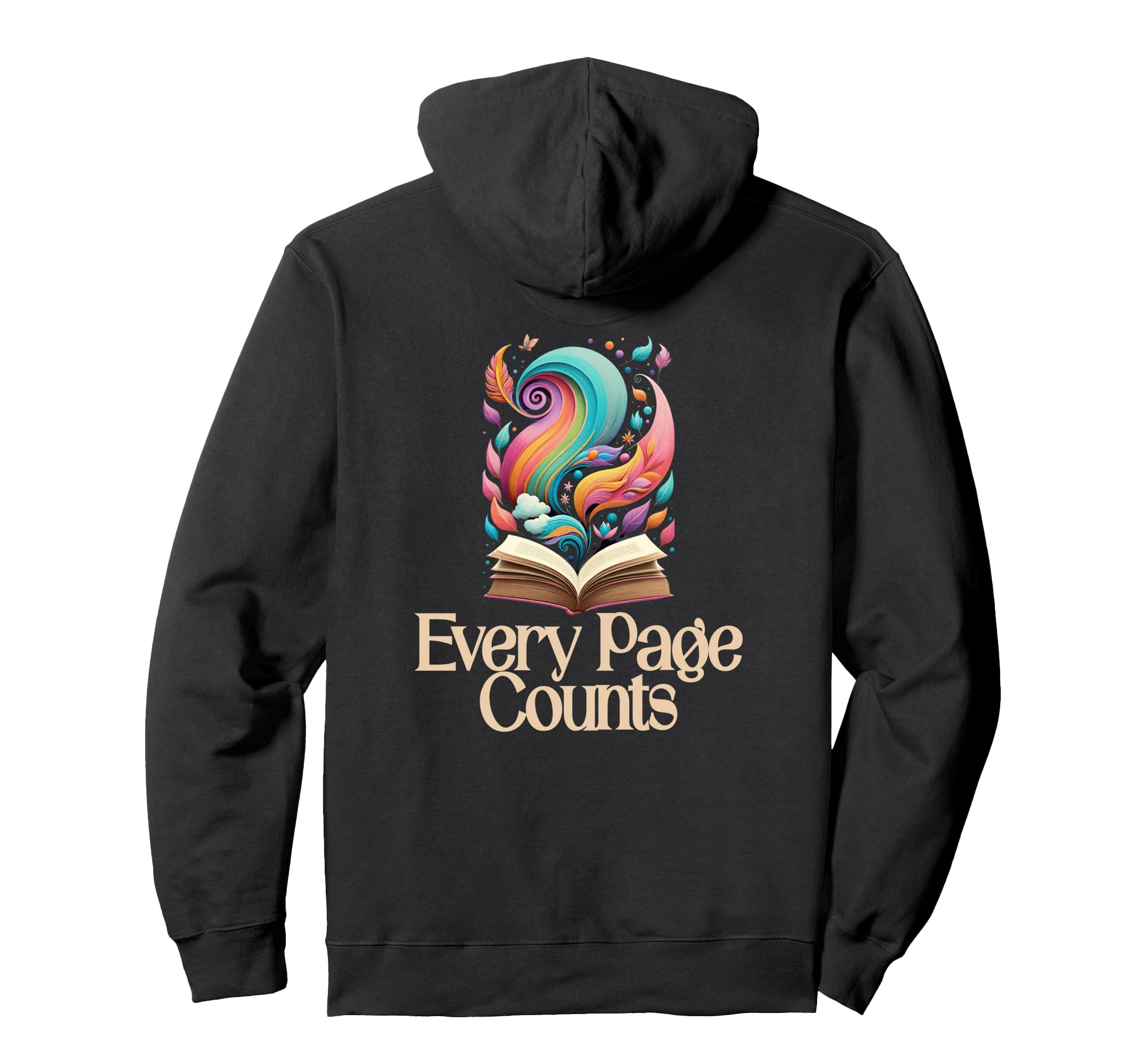 Book Worm Book Stack Reading Addict Every Hoodie - Trendy Graphic Unisex - T-Shirt, Sweatshirt, Hoodie