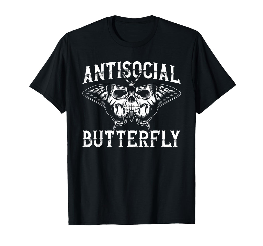 Antisocial Butterfly Funny Introvert T-Shirt - Unique Graphic for Adults - T-Shirt, Sweatshirt, Hoodie