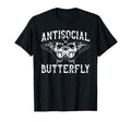 Antisocial Butterfly Funny Introvert T-Shirt - Unique Graphic for Adults - T-Shirt, Sweatshirt, Hoodie
