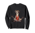 Meditation Hyena Yoga Pose Relaxing Sweatshirt - Trendy Graphic for Adults - T-Shirt, Sweatshirt, Hoodie