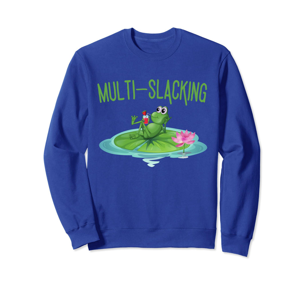 Multi Slacking Relaxing Self Care Sweatshirt - Unique Graphic for Adults - T-Shirt, Sweatshirt, Hoodie