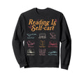 Reading Is Self Care Mental Sweatshirt - Casual Everyday Wear Men Women - T-Shirt, Sweatshirt, Hoodie