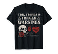 Dark Romance Tbr Tropes Trigger Warning T-Shirt - Graphic Print Men Women - T-Shirt, Sweatshirt, Hoodie