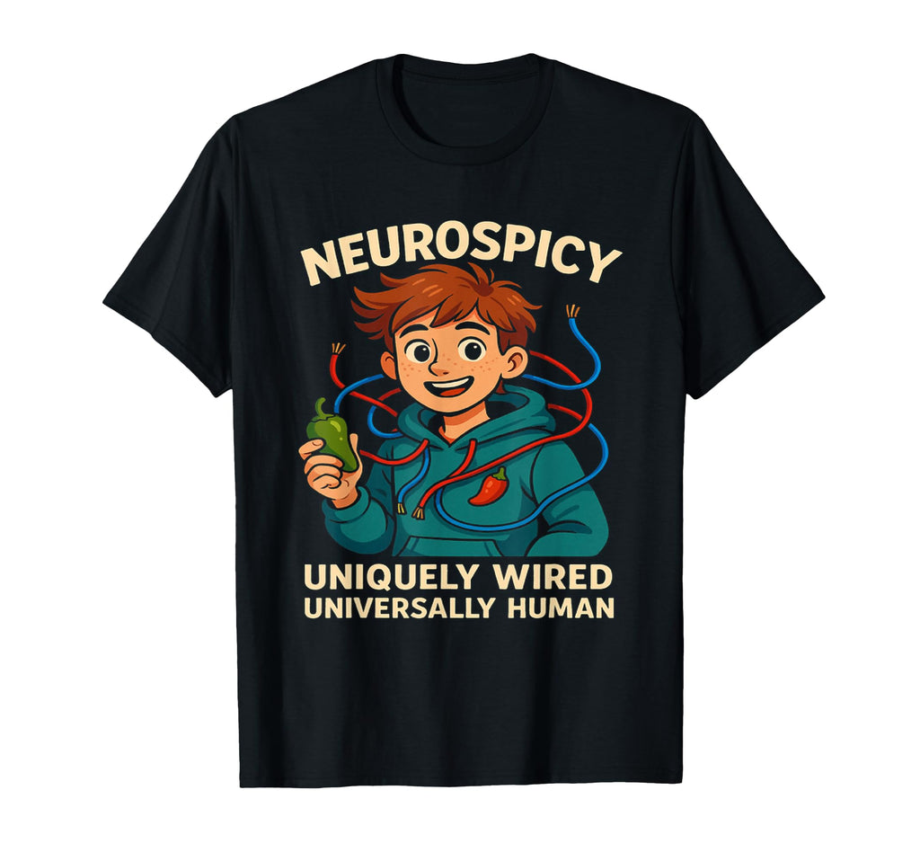 Neurospicy Brain Adhd Autism And T-Shirt - Streetwear Style Unisex - T-Shirt, Sweatshirt, Hoodie