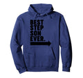 Best Step Son Ever Hoodie - Custom Art Print Men Women - T-Shirt, Sweatshirt, Hoodie