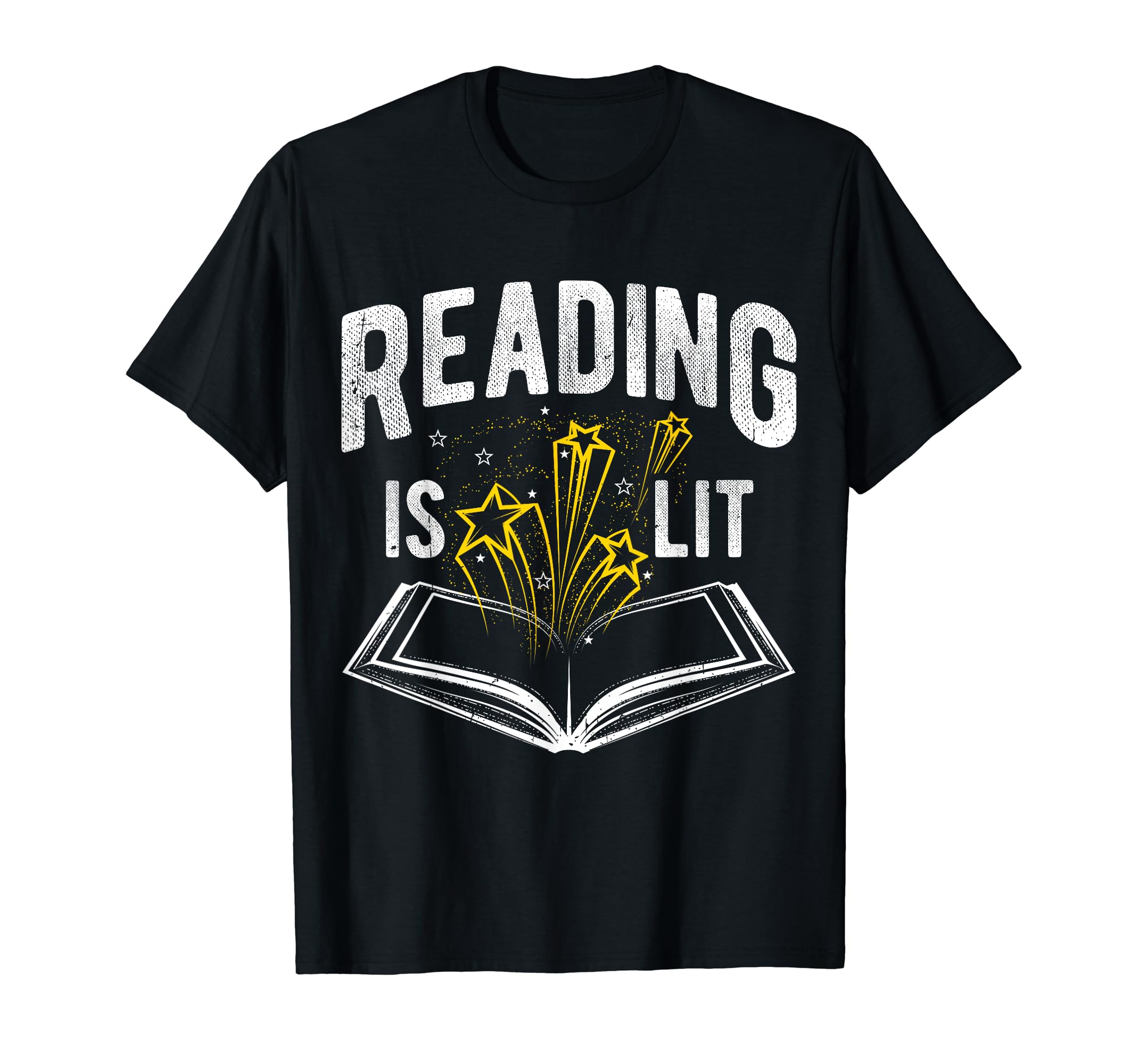 Reading Is Lit Reading Enthusiasm T-Shirt - Aesthetic Graphic Unisex - T-Shirt, Sweatshirt, Hoodie
