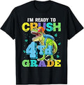 I'm Ready to Crush 4th Grade Dinosaur Back to School Boy Kid T-Shirt Unisex T-shirt, Sweatshirt, Hoodie, Long Sleeve Tee - T-Shirt, Sweatshirt, Hoodie