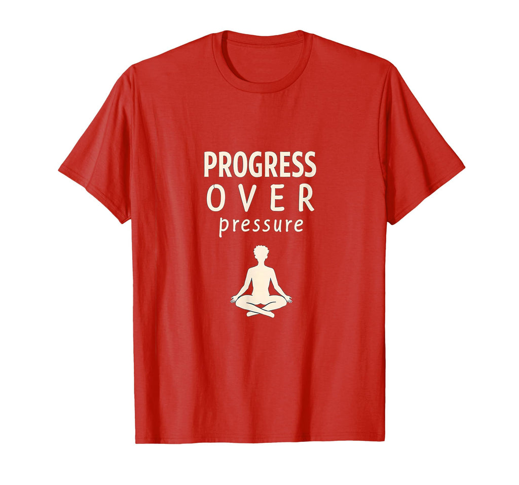 Progress Over Pressure Mental Health T-Shirt - Graphic Print Men Women - T-Shirt, Sweatshirt, Hoodie