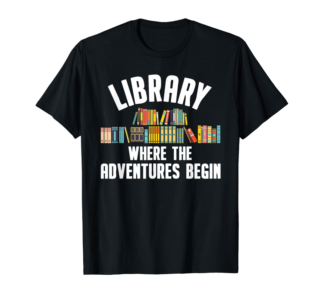 Funny Library Art Bookworm Reading T-Shirt - Custom Art Print for Adults - T-Shirt, Sweatshirt, Hoodie