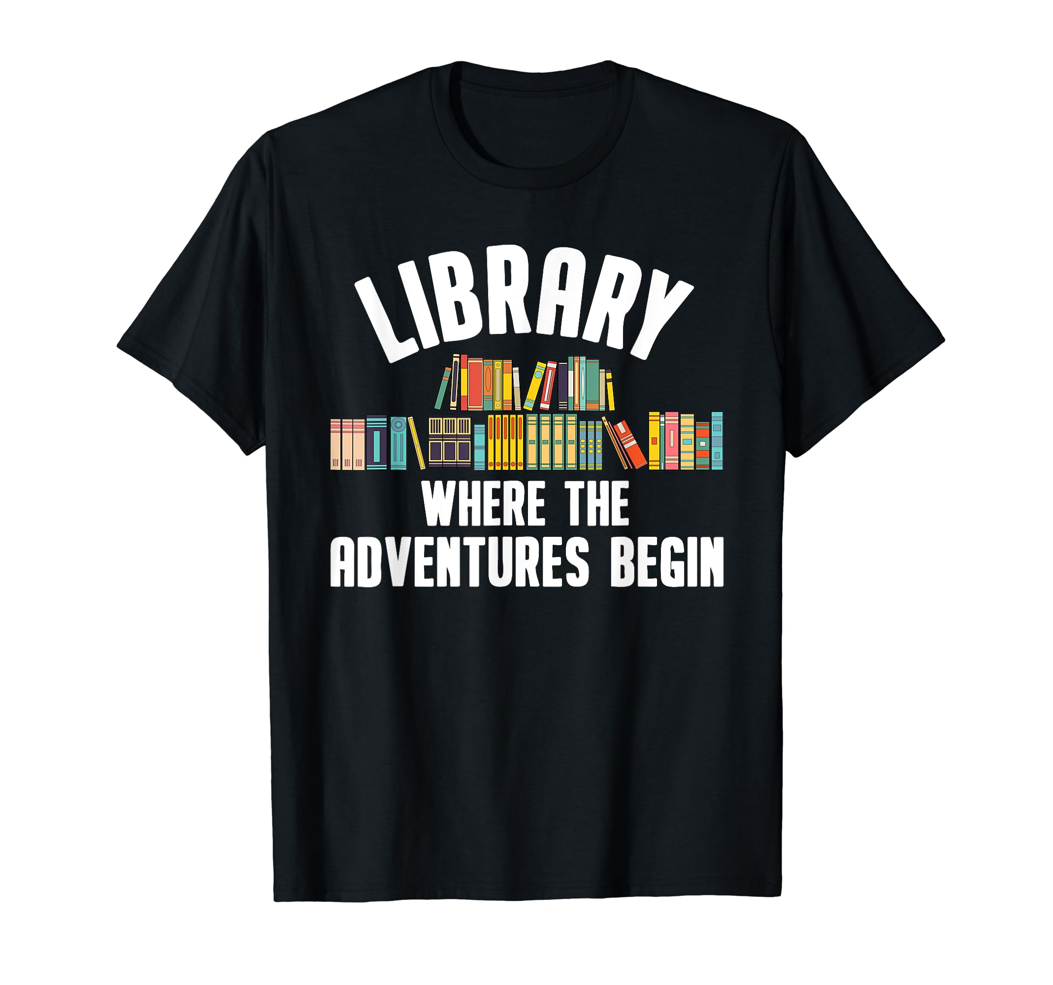 Funny Library Art Bookworm Reading T-Shirt - Custom Art Print for Adults - T-Shirt, Sweatshirt, Hoodie