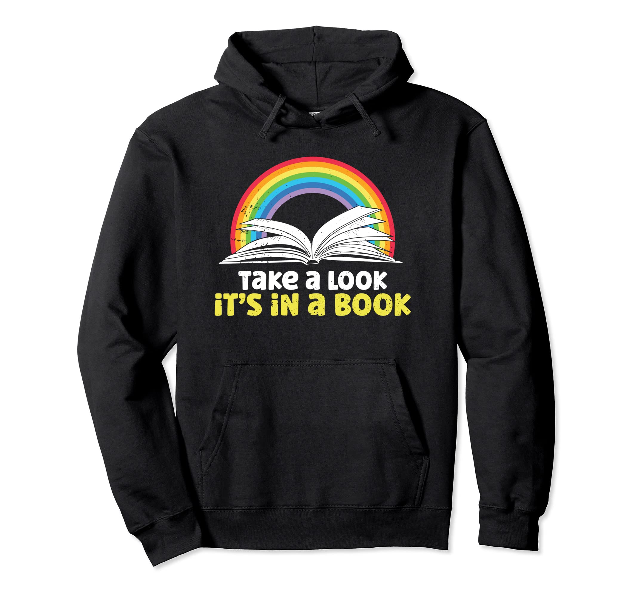 Take Its Book Bibliophile Hoodie - Fun Novelty Design Men Women - T-Shirt, Sweatshirt, Hoodie