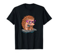 Hedgehog Book Nerd Hedgehog T-Shirt - Fun Novelty Design for Adults - T-Shirt, Sweatshirt, Hoodie