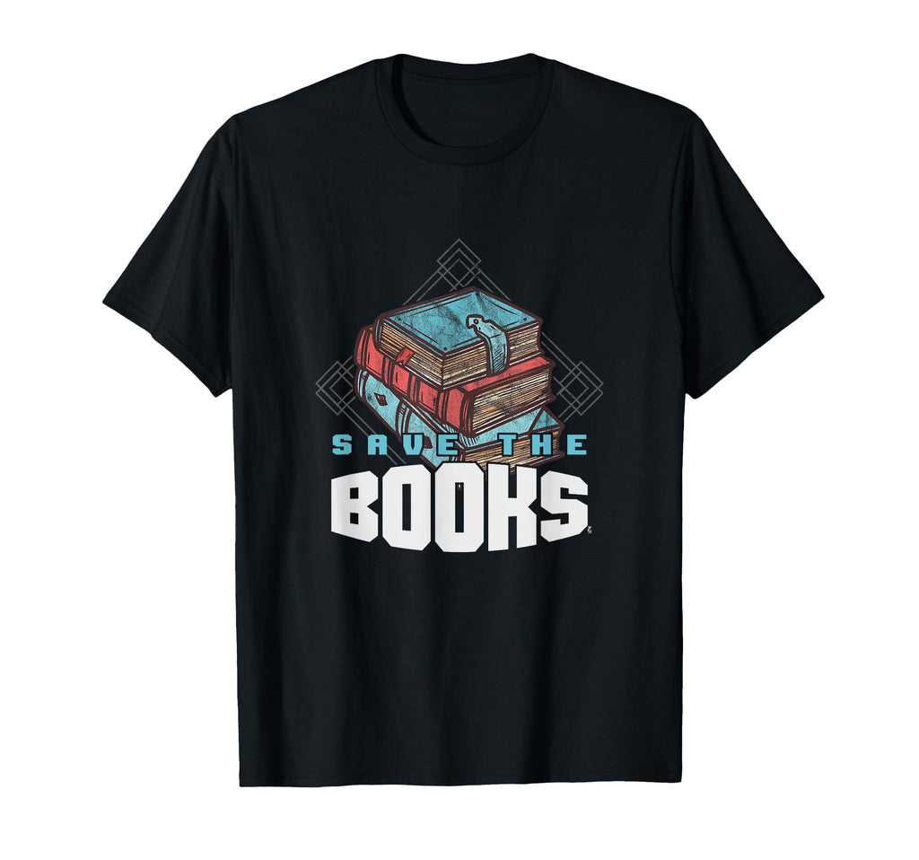 Bookish Save Books Book Lovers Readers T-Shirt - Unique Graphic for Adults - T-Shirt, Sweatshirt, Hoodie