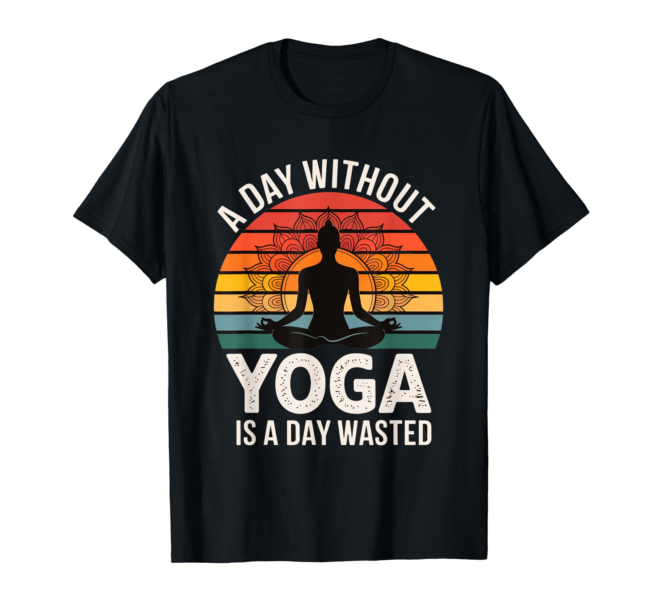 Yoga Meditation Mindfulness Sunset T-Shirt - Graphic Print for Adults - T-Shirt, Sweatshirt, Hoodie