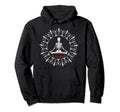 Meditate Skeleton Mindfulness Yoga Hoodie - Unique Graphic Men Women - T-Shirt, Sweatshirt, Hoodie