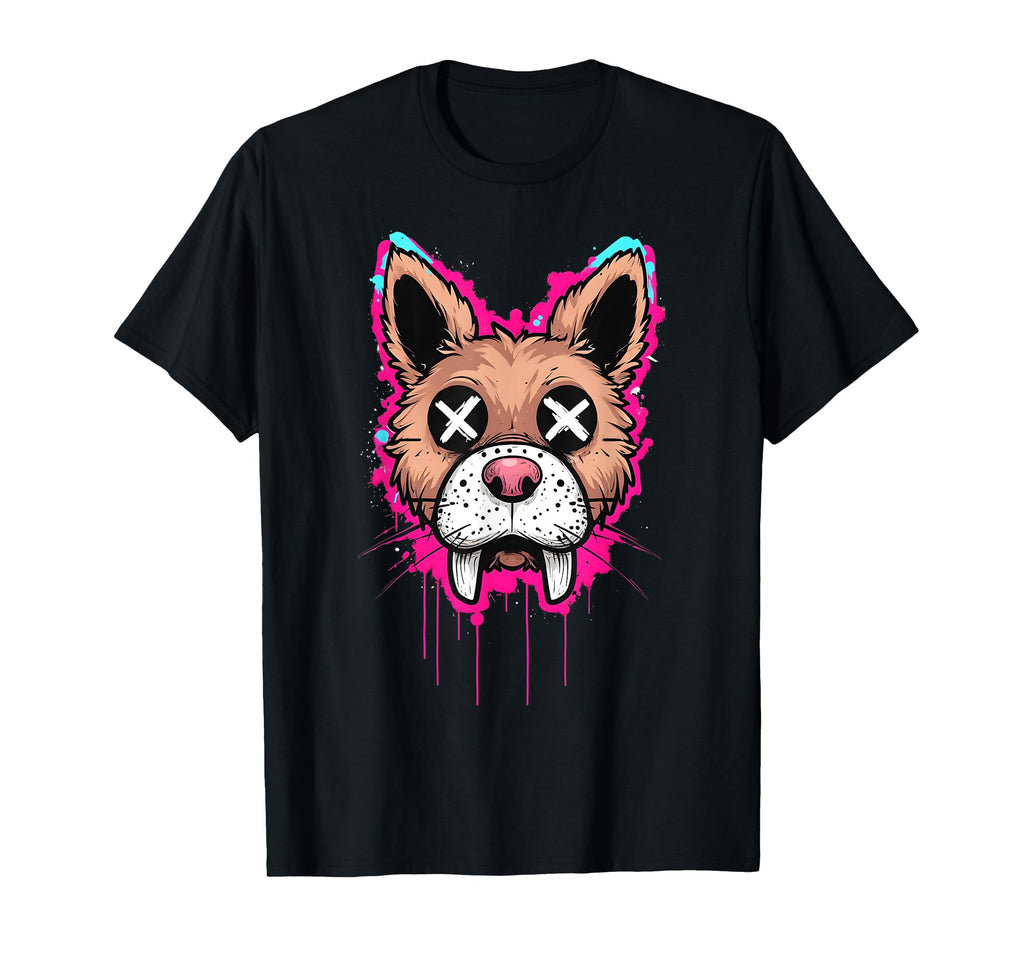 Scary Horror Dog T-Shirt - Novelty Apparel Men Women - T-Shirt, Sweatshirt, Hoodie
