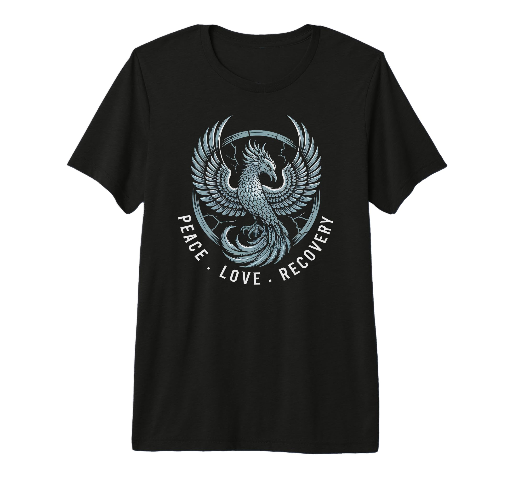 Peace Love Recovery Crew Counseling Pta T-Shirt - Novelty Apparel Unisex - T-Shirt, Sweatshirt, Hoodie