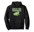 Hold Im Overstimulated Hoodie - Novelty Apparel for Adults - T-Shirt, Sweatshirt, Hoodie