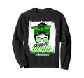 Messy Bun Support Awareness Squad Sweatshirt - Minimalist Print Men Women - T-Shirt, Sweatshirt, Hoodie