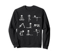 Funny Skeletons Yoga Meditation Chakra Sweatshirt - Trendy Graphic Unisex - T-Shirt, Sweatshirt, Hoodie