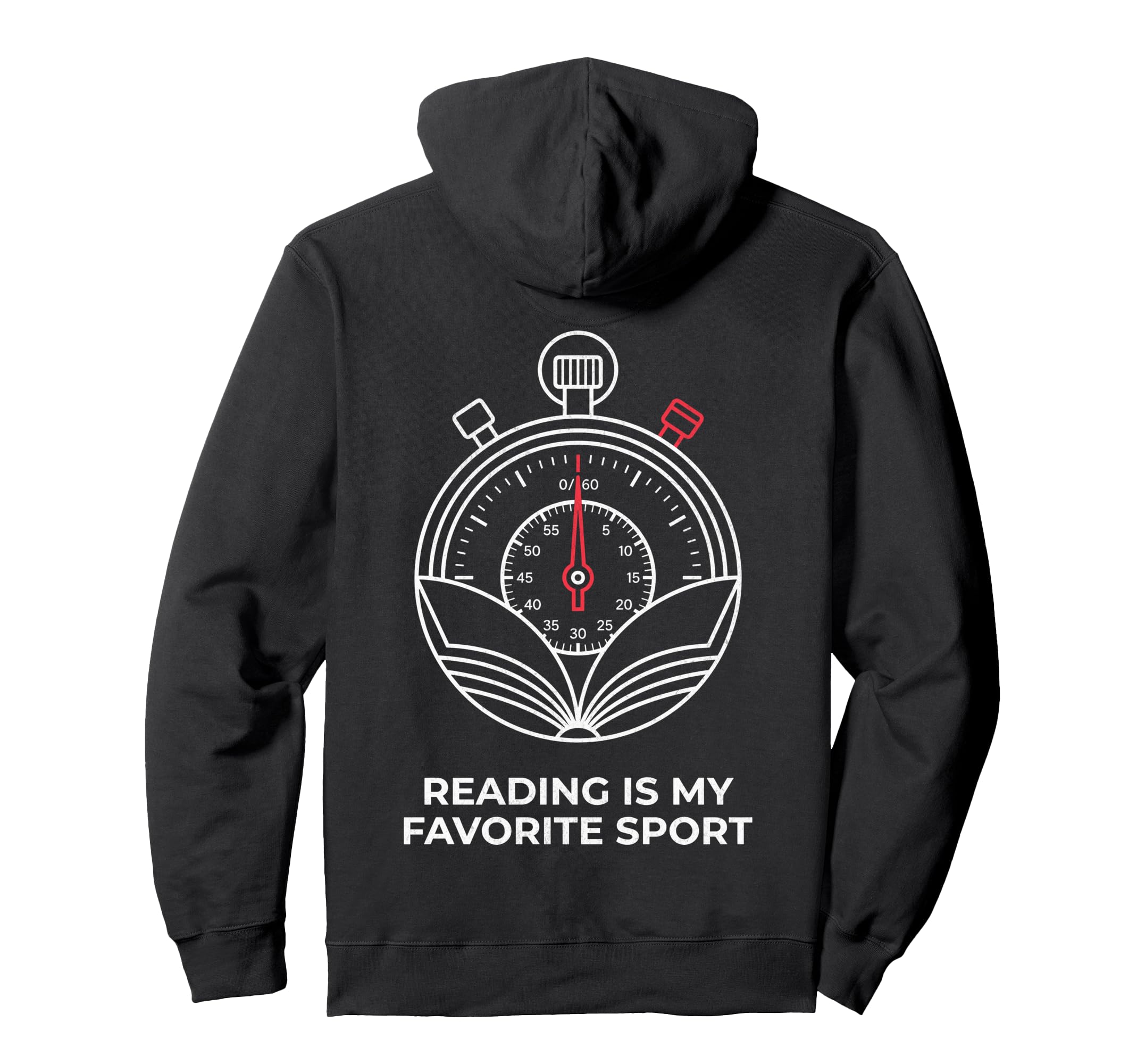 Reading Is My Favorite Sport Funny Book Hoodie - Graphic Print Men Women - T-Shirt, Sweatshirt, Hoodie