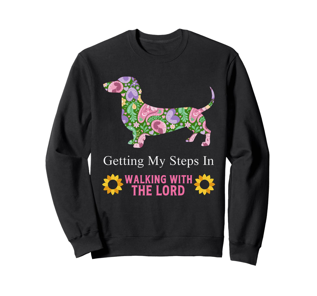 Getting My Steps Walking Lord Sweatshirt - Minimalist Print Men Women - T-Shirt, Sweatshirt, Hoodie