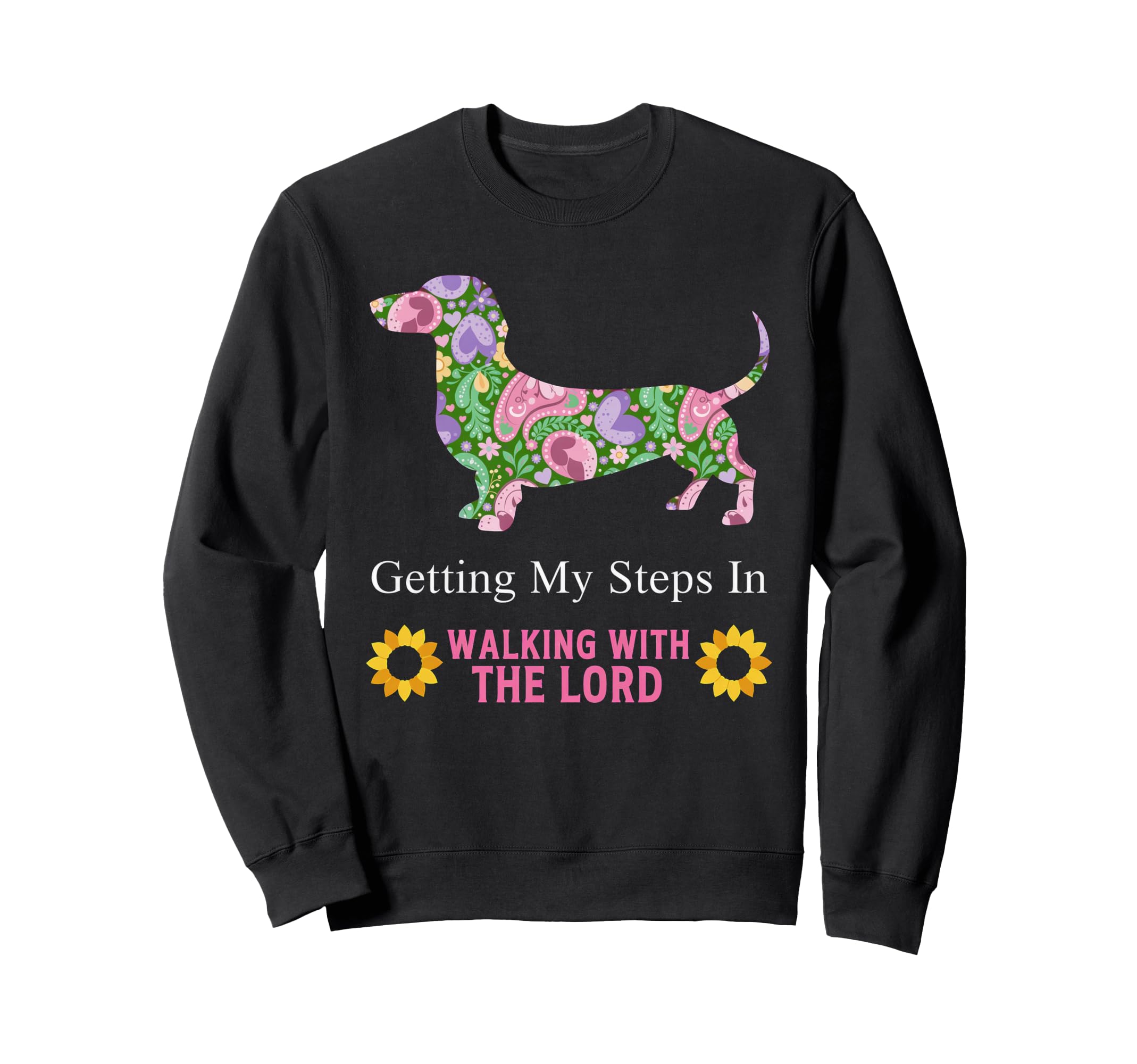 Getting My Steps Walking Lord Sweatshirt - Minimalist Print Men Women - T-Shirt, Sweatshirt, Hoodie