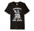 Book Dragon Funny Bookworm Dragon T-Shirt - Graphic Print Men Women - T-Shirt, Sweatshirt, Hoodie