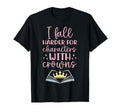 I Fall Characters W Crowns Fantasy T-Shirt - Novelty Apparel for Adults - T-Shirt, Sweatshirt, Hoodie