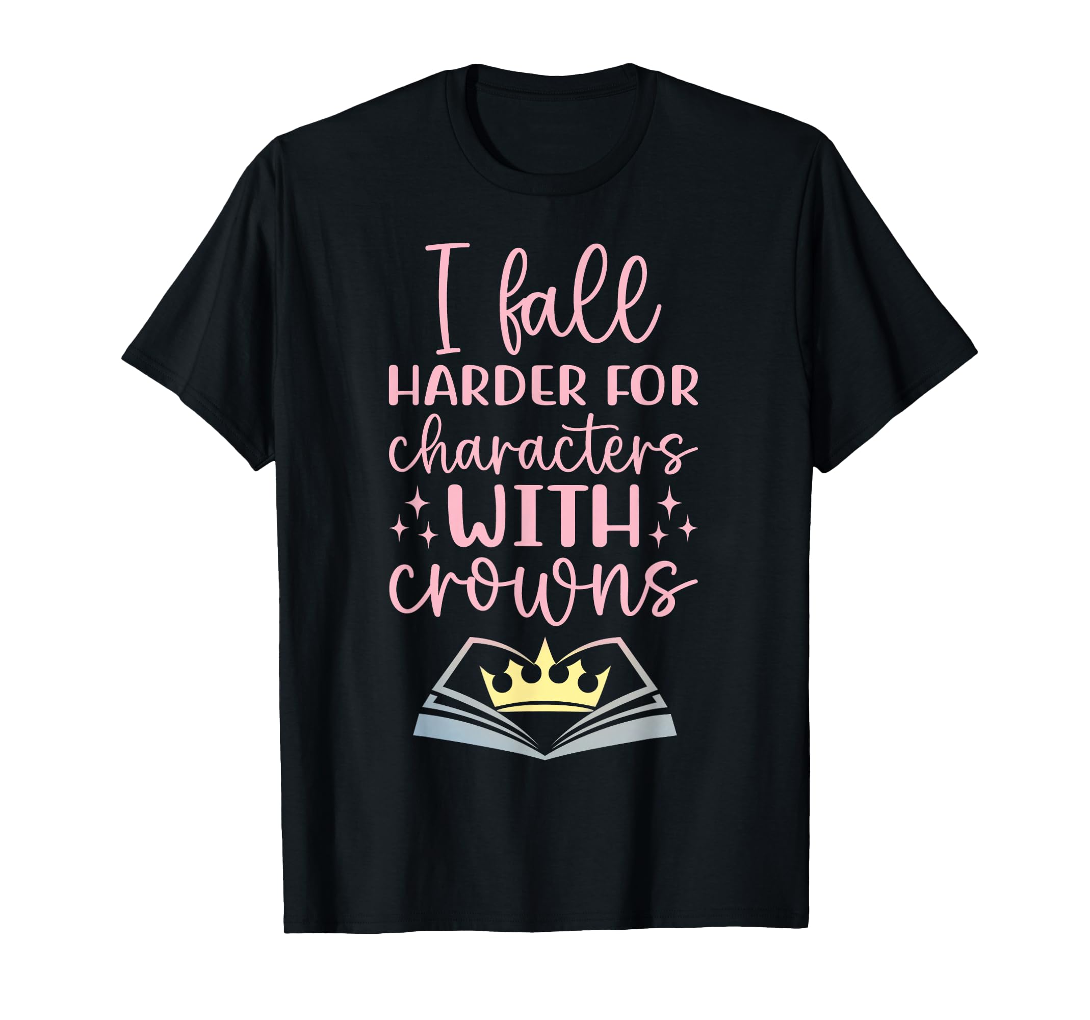 I Fall Characters W Crowns Fantasy T-Shirt - Novelty Apparel for Adults - T-Shirt, Sweatshirt, Hoodie