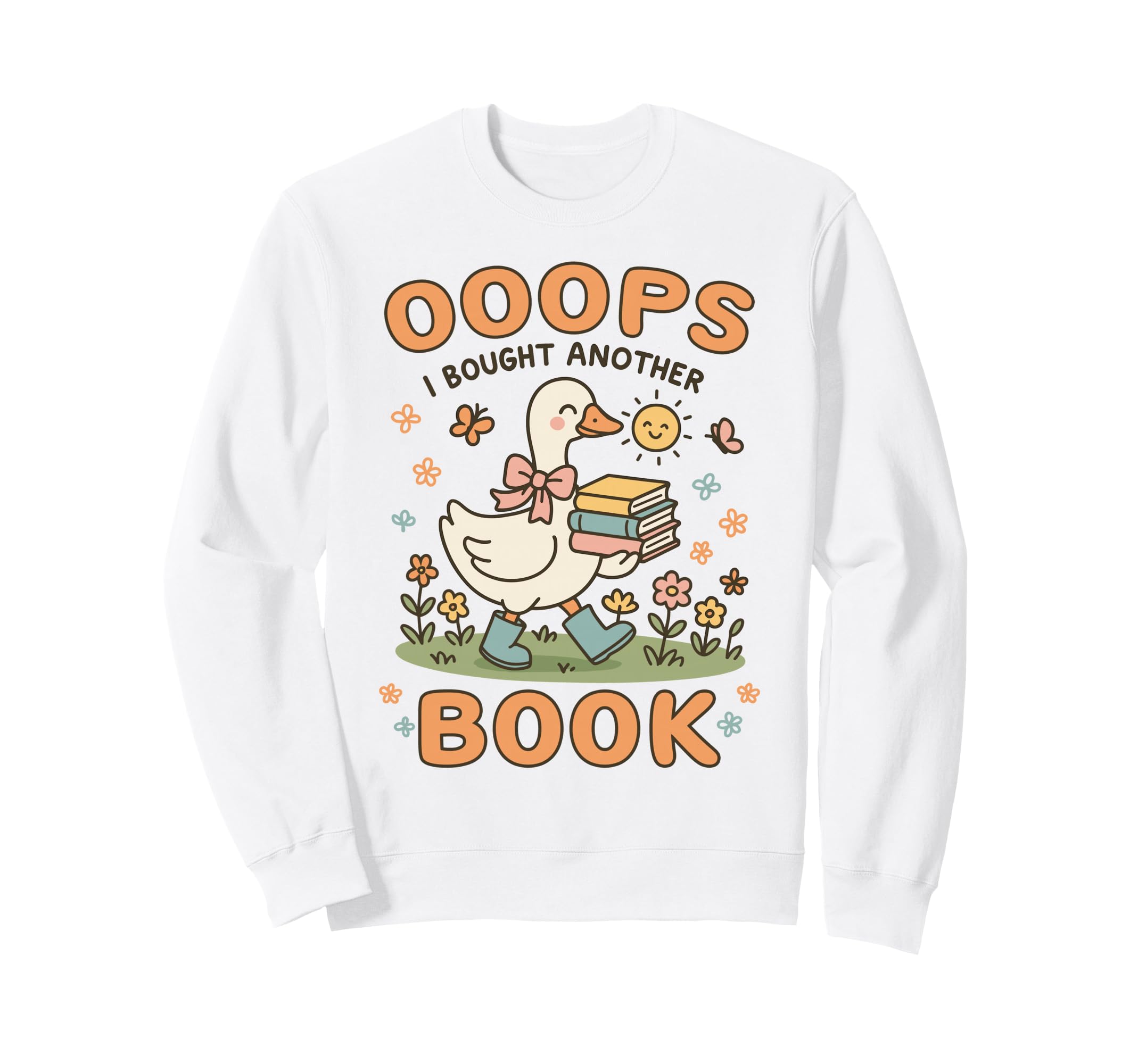 Oops I Bought Another Book Funny Sweatshirt - Streetwear Style Men Women - T-Shirt, Sweatshirt, Hoodie