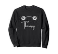 Weight Lifting Therapy Gym Fitness Sweatshirt - Unique Graphic Unisex - T-Shirt, Sweatshirt, Hoodie