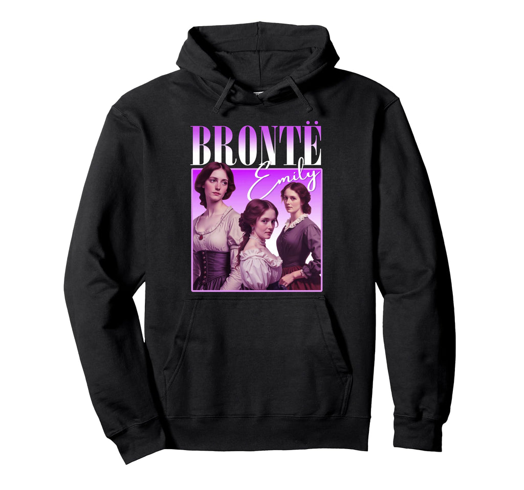 Emily Bronte Booleg Hip Hop Rap Hoodie - Aesthetic Graphic Unisex - T-Shirt, Sweatshirt, Hoodie