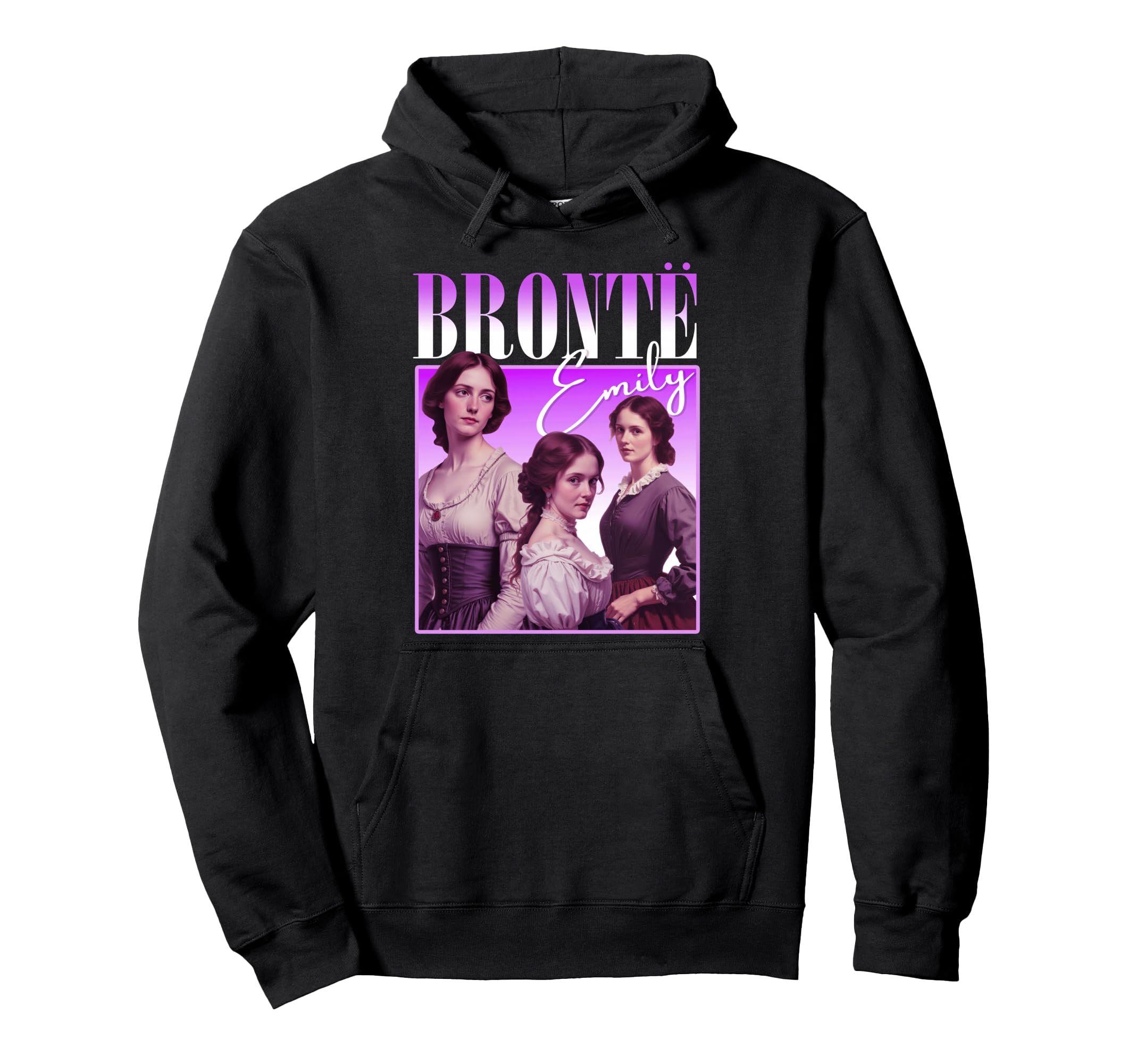 Emily Bronte Booleg Hip Hop Rap Hoodie - Aesthetic Graphic Unisex - T-Shirt, Sweatshirt, Hoodie
