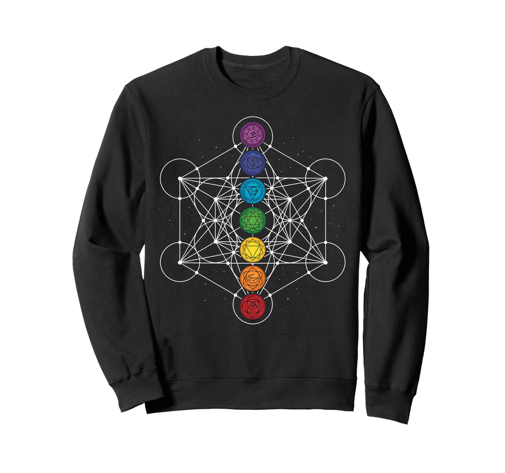 Yoga Meditation Spiritual Chakra Sweatshirt - Unique Graphic Men Women - T-Shirt, Sweatshirt, Hoodie