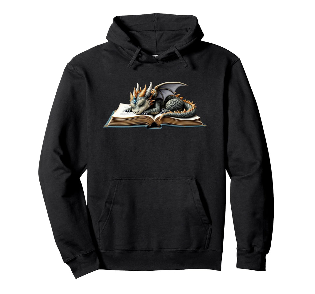Green Dragon Sleeps Book Book Lovers Hoodie - Streetwear Style Men Women - T-Shirt, Sweatshirt, Hoodie