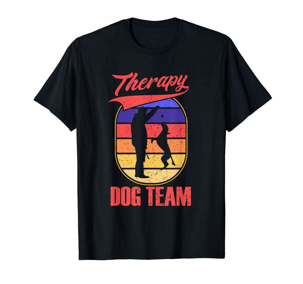 Therapy Dog Team Pettrainer Dog Trainer T-Shirt - Minimalist Print Unisex - T-Shirt, Sweatshirt, Hoodie