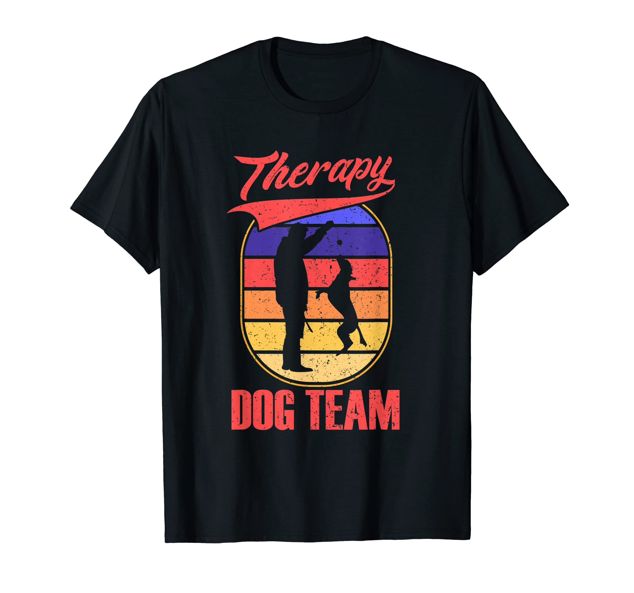 Therapy Dog Team Pettrainer Dog Trainer T-Shirt - Minimalist Print Unisex - T-Shirt, Sweatshirt, Hoodie
