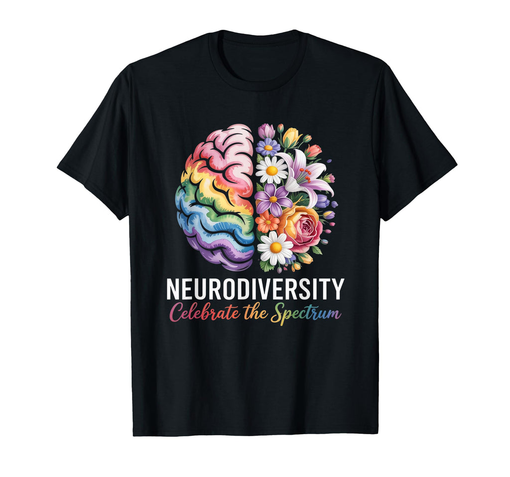 Awareness Neurodiversity Celebrate T-Shirt - Unique Graphic for Adults - T-Shirt, Sweatshirt, Hoodie