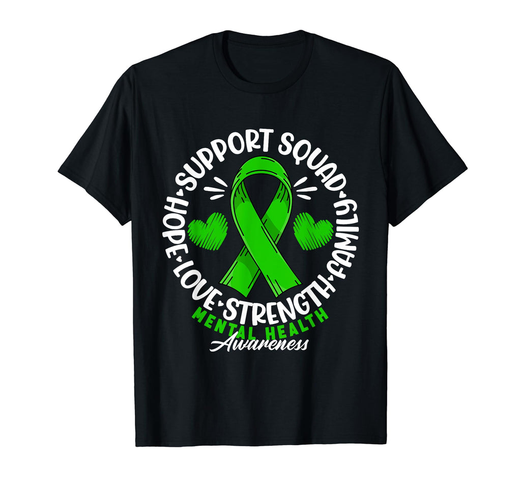 Support Awareness Squad I Depression T-Shirt - Streetwear Style Men Women - T-Shirt, Sweatshirt, Hoodie