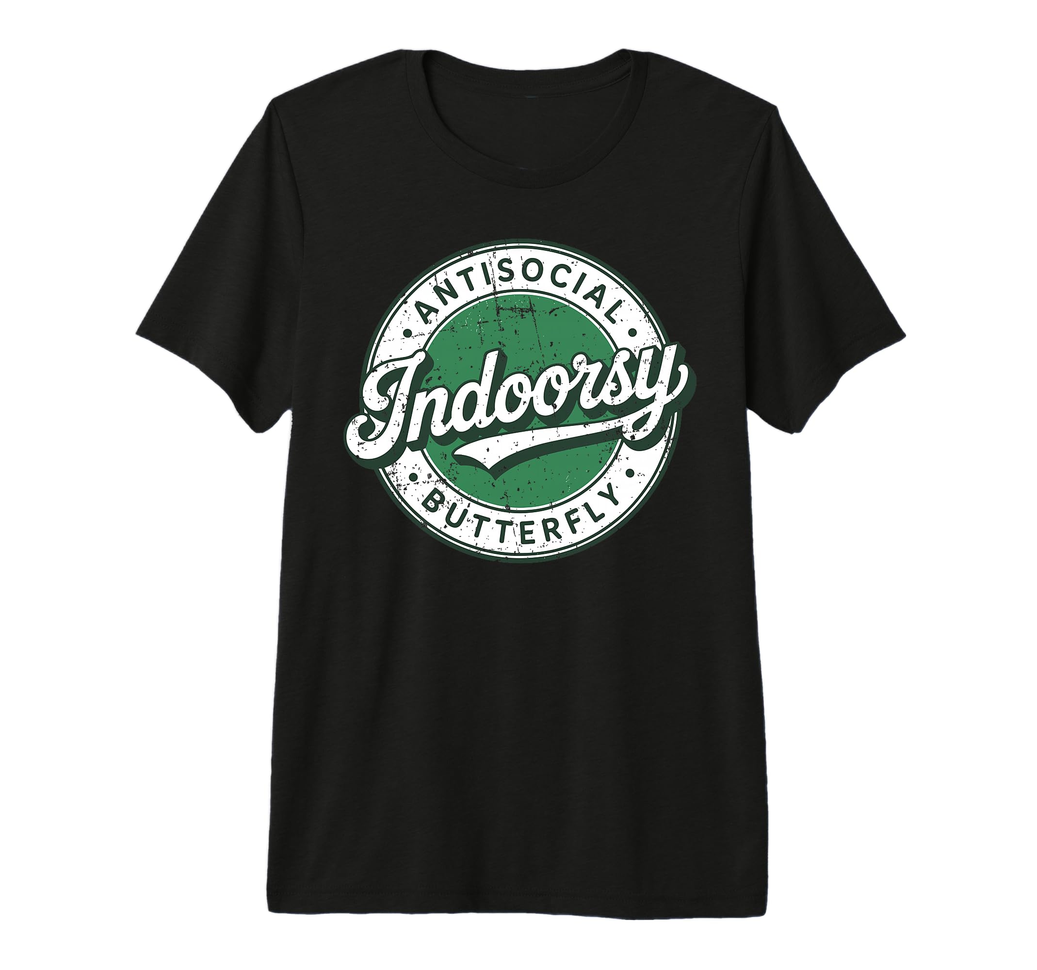 Indoorsy Antisocial Butterfly T-Shirt - Trendy Graphic Men Women - T-Shirt, Sweatshirt, Hoodie